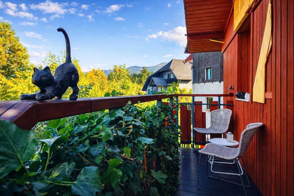 WOLNY w FERIE 200 m od deptaka,w domku apartament,widok gór, ogródek