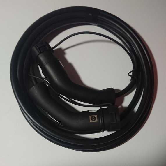 Cabo Mennekes – Tipo 2 (32A, monofásico, 7,4kW) – 6 metros