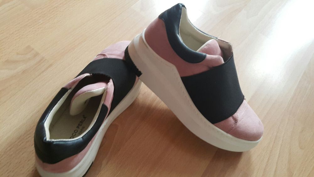Sportowe adidasy gruba  podeszwa Workery Trapery trampki