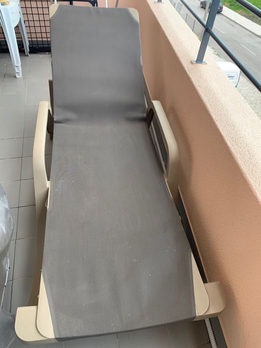 Espreguiçadeiras de resina LENA CASTANHO TAUPE