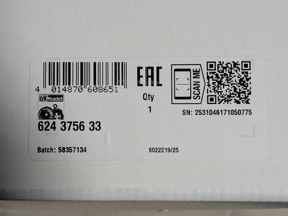 Kit embreagem Mercedes luk 624.375.633