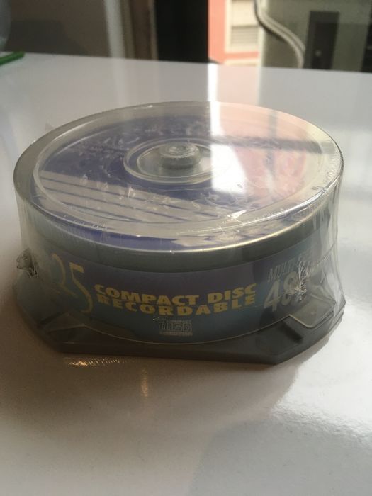 Cds virgens - pack de 25 cds - selados