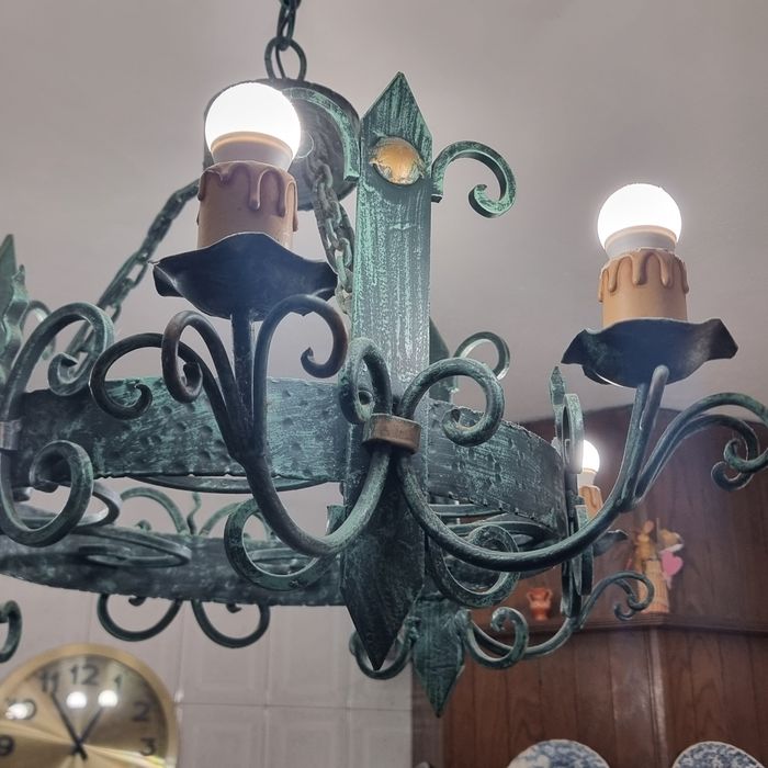 Candeeiro estilo rústico