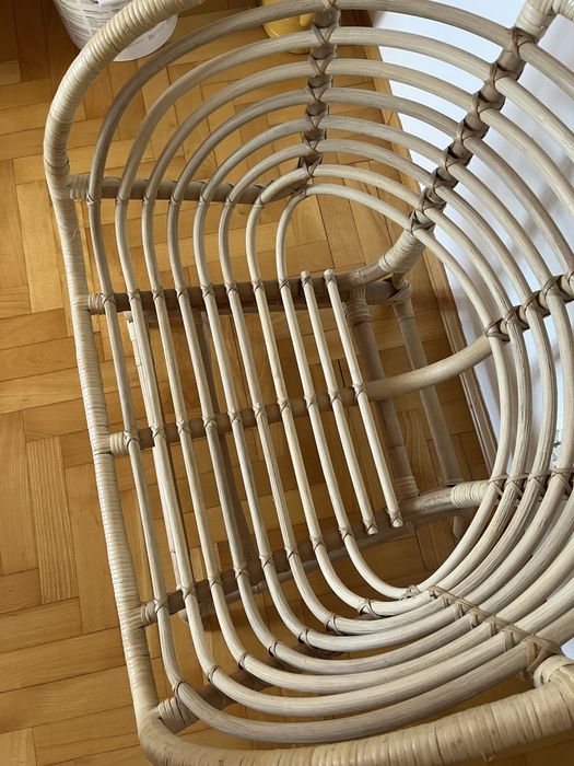 Fotel rattanowy Ikea Buskbo