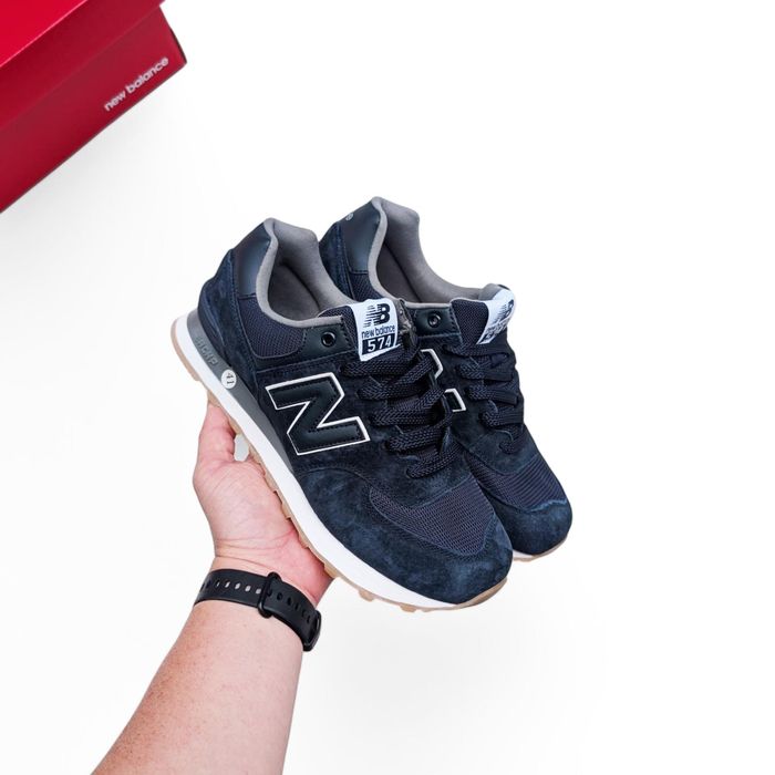 ТОП! Чоловічі кросівки New Balance 574 сині 41 42 43 44 45 46