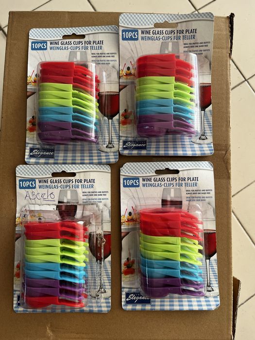 Clips, identificadores para copos de vinhos436943588845824002