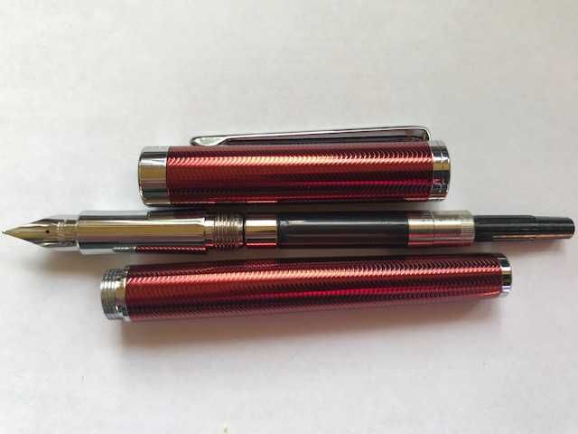 Pióro wieczne Sheaffer Intensity czerwone w prążki