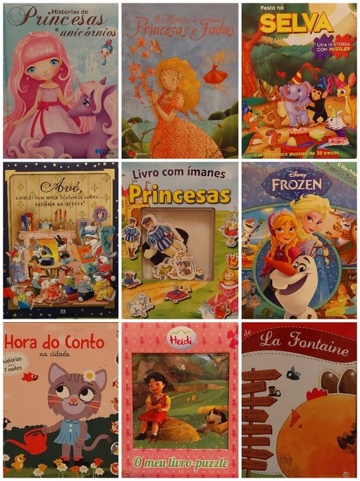 Livros infantis variados