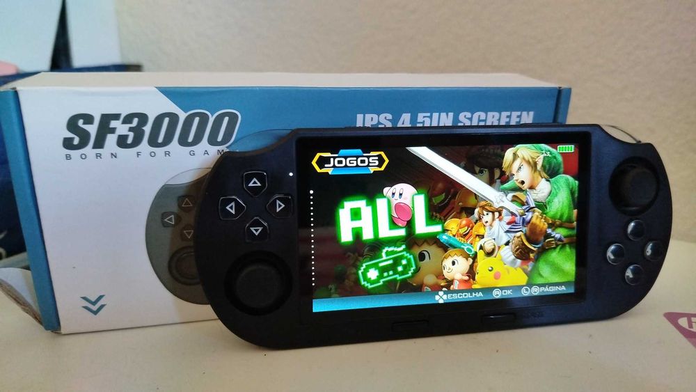 Consola Retro SF3000 64GB – +24.000 Jogos – 14 Plataformas