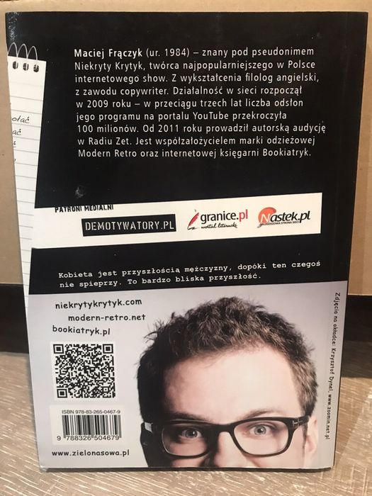 „Zeznania niekrytego krytyka” Maciej Frączyk