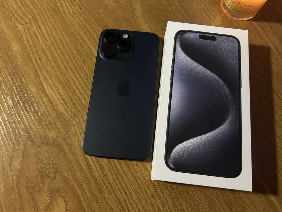 Iphone 15 pro max 256GB Blue titanium