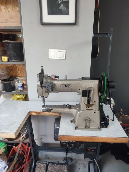 Maszyna kaletnicza do ciężkiego szycia potrójny transport Pfaff jak Ad