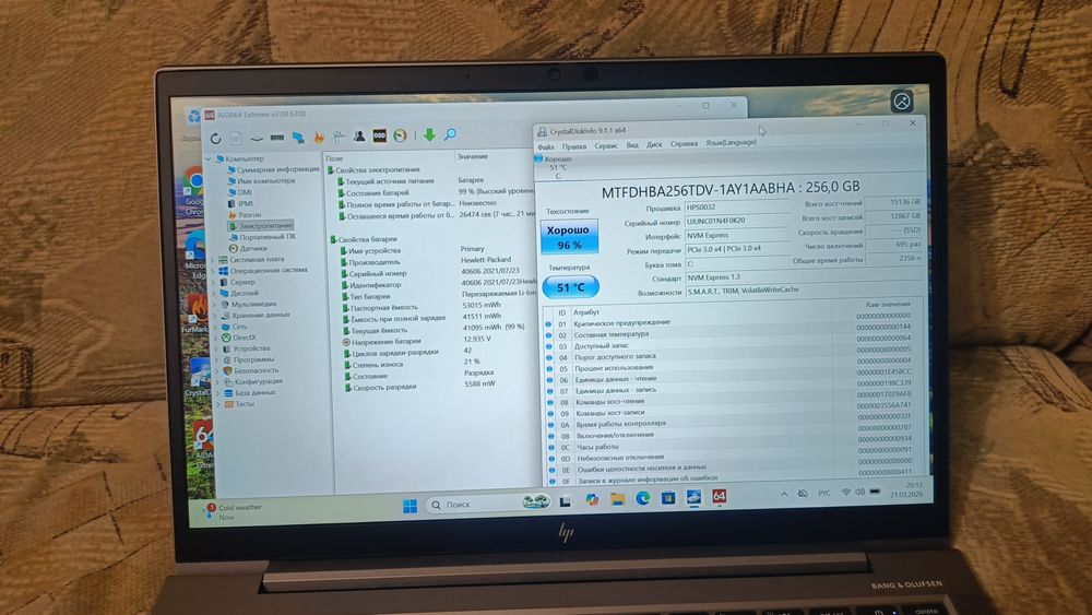 Продам игровой ноутбук HP Zbook firefly g8