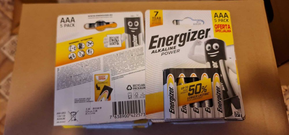 Baterie energizer AAA LR03 5-pack