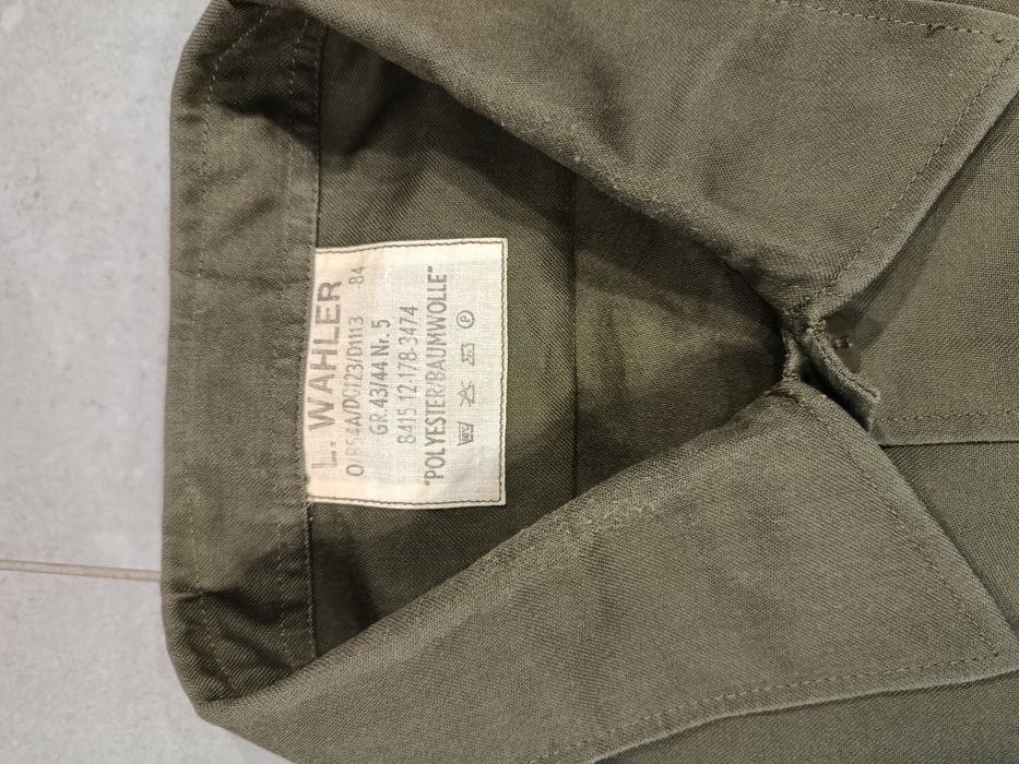 Koszula męska dł. rękaw roz XL punk military surplus custom Bundeswehr