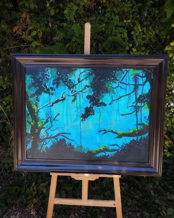 Pintura em acrílico