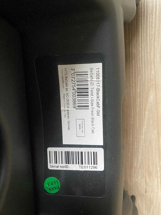 Cadeira BeSafe iZi Twist i-Size – Rotação Lateral 180º- (6m-4 anos)