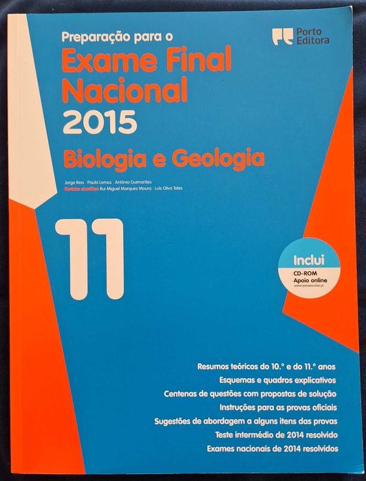 Livro de preparação para exame de Biologia e Geologia 11ºAno 2015
