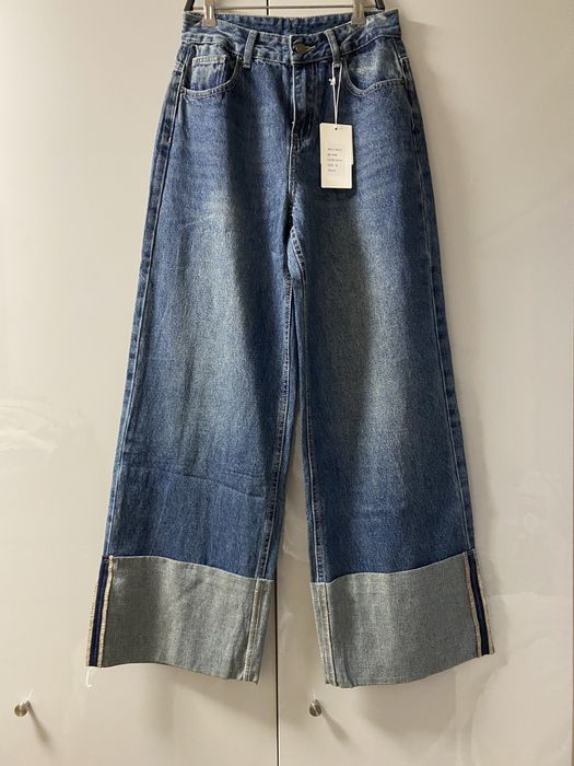 Spodnie z wysokim stanem