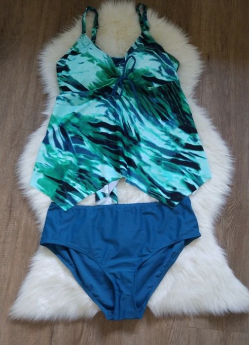Strój kapielowy z tankini r.44