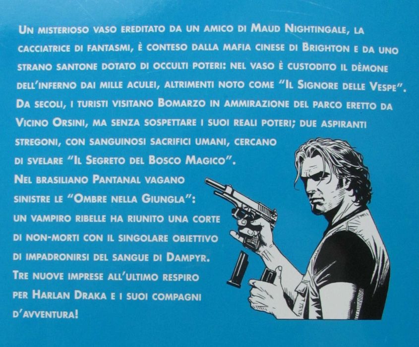 Dampyr. 3 Álbuns Maxi. BD original em italiano da Sergio Bonelli