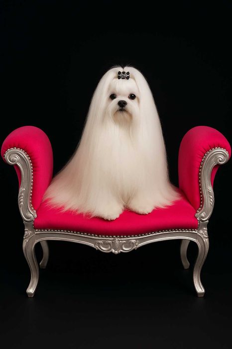 maltańczyk suczka z rodowodem FCI po szczepieniach do odbioru