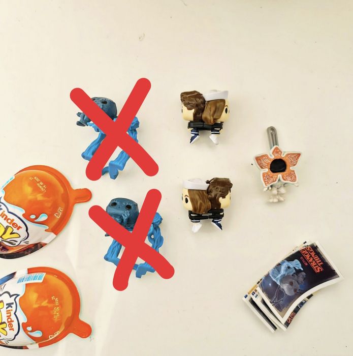 Stranger Things Kinder joy figurki Funko Pop