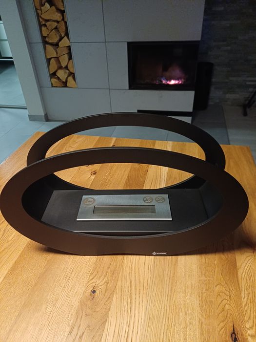 Biokominek wolnostojacy Kratki model Echo Czarny, 50cm jak nowy