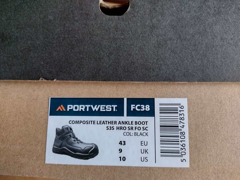 Buty robocze portwest r.43