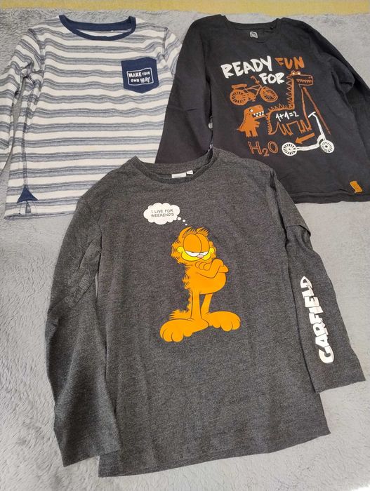 Bluzki chłopięce z długim rękawem Smyk roz.128