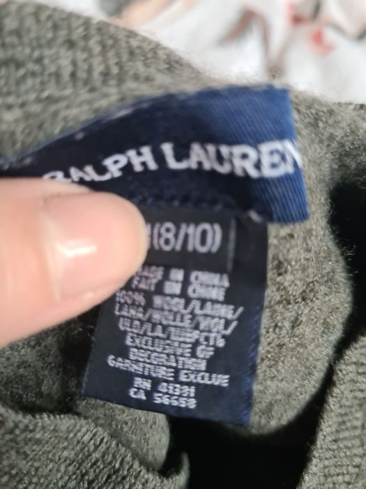 Sweterek 100% wool dzieciecy 110-116