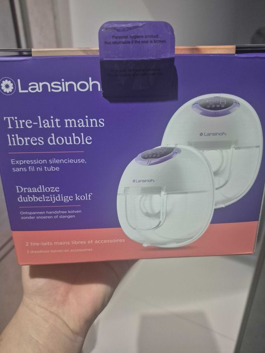 Laktator muszlowy, hands free, Lansinoh