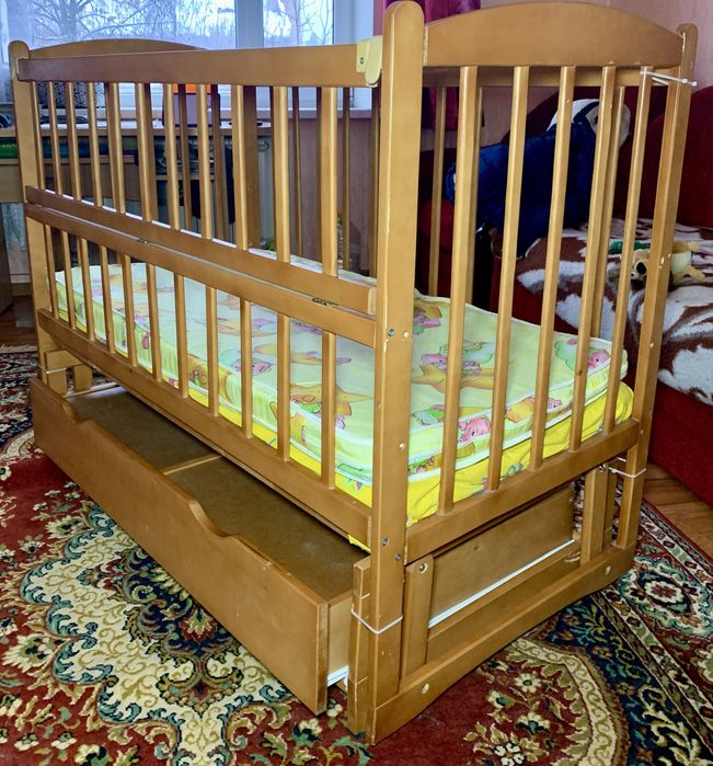 Дитяче ліжко 120/60 з матрасом