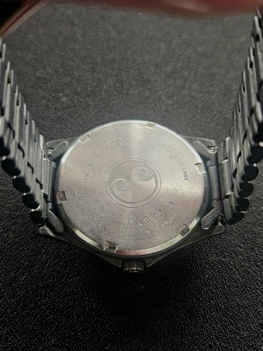 Seiko Chronos Quartz 8123-6300 32mm Vintage 1982