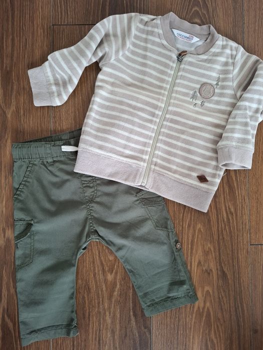 Zestaw bluza i spodnie Coccodrillo H&M rozm. 74