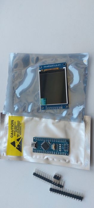 Arduino NANO дисплей TFT 1.8  микроконтроллер отладочная плата arduino nano CH340 v3