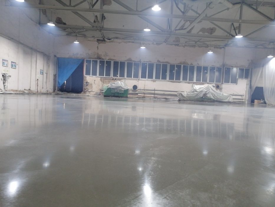 Львів .Промислова бетонна підлога,бетонна стяжка,топінгова підлога