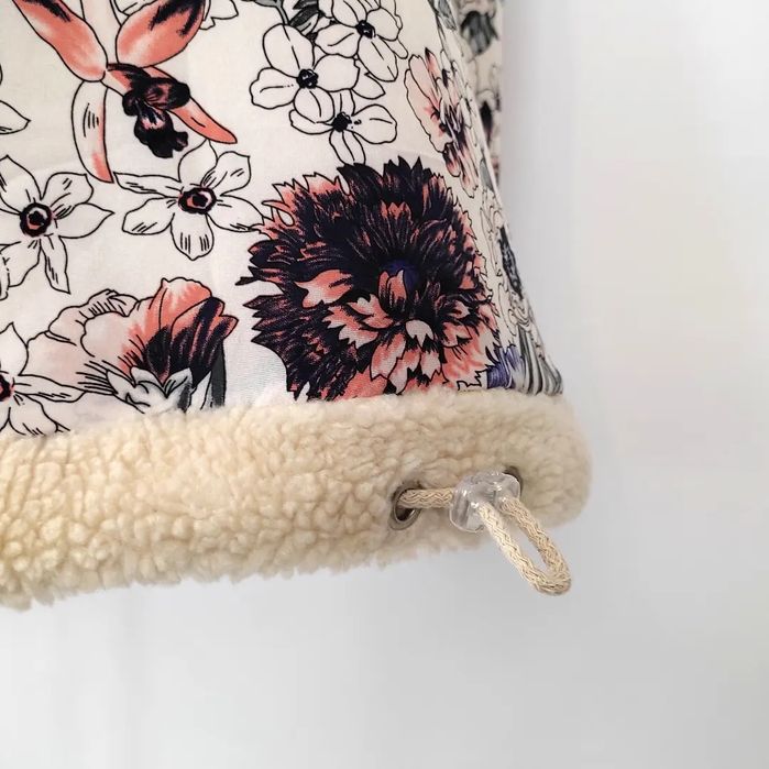 Bluza kurtka z baranka ciepła oversize