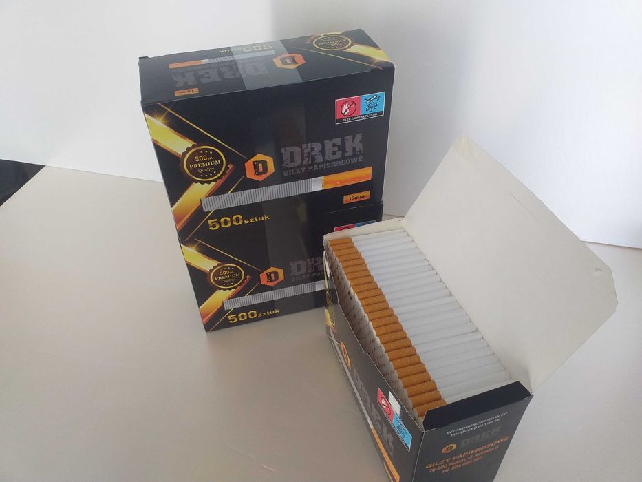 Gilzy Papierosowe DREK 500 - karton zbiorczy