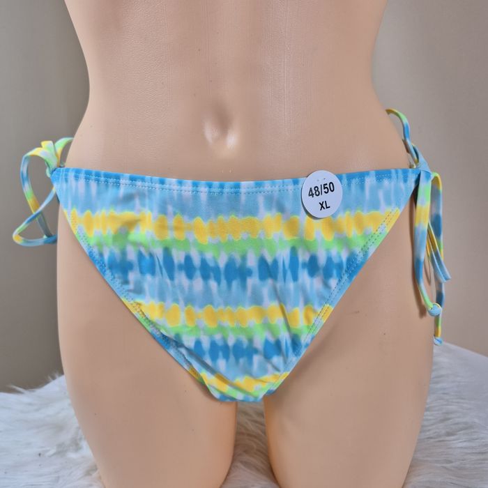 Strój kąpielowy majtki od bikini figi kąpielowe  wielokolorowe XL