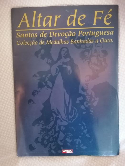 Coleção de medalhas banhadas a ouro