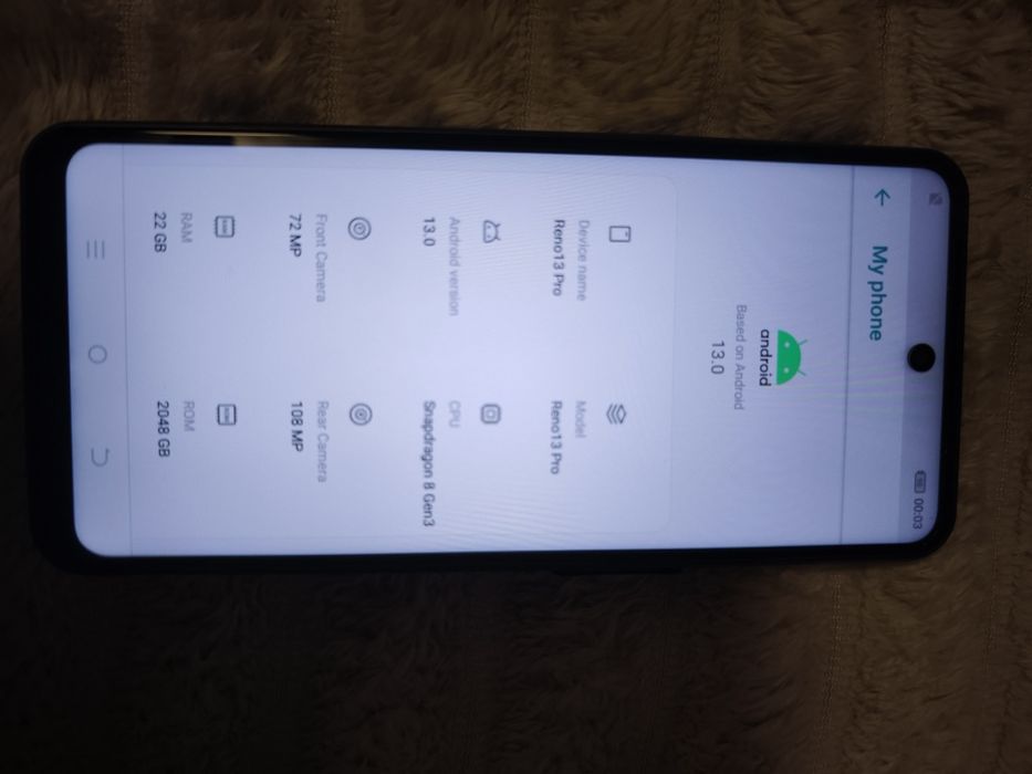 Smartphone Reno 13 pro Go Smart