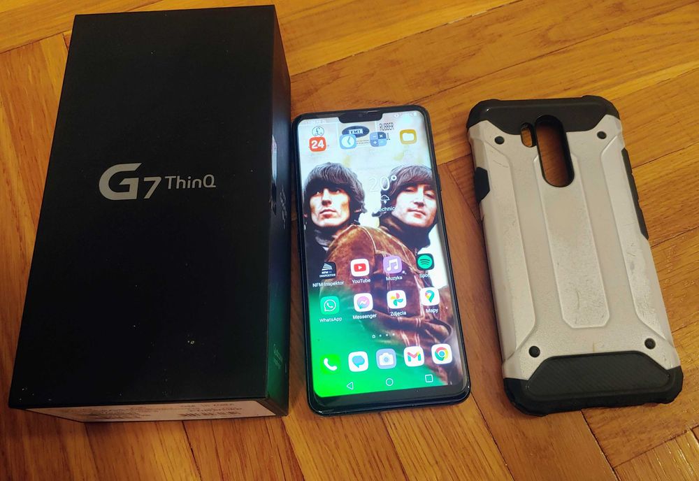REZERWACJA LG G7 ThinQ niebieski Hifi QuadDAC mini Jack 64GB 4GB etui