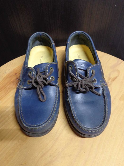 Sapatos vela azuis