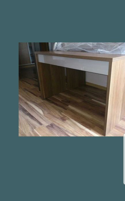 Biurko/toaletka Vox Inbox szary/orzech