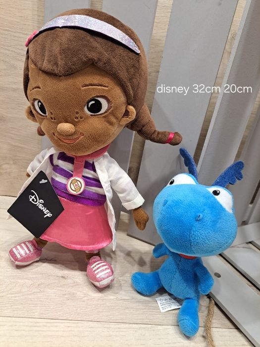Maskotki dosia i Stefan disney klinika dla pluszakow zestaw nowe