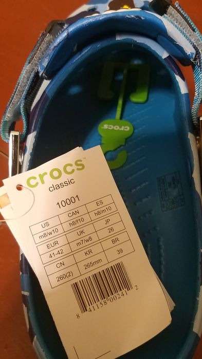 Крокси Crocs Classic Clog a Bathing Ape (BAPE) ABC Camo Blue