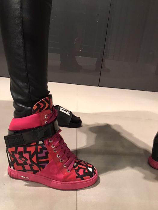 BALDININI buty sneakersy koturn sportowe włoskie casadei marant