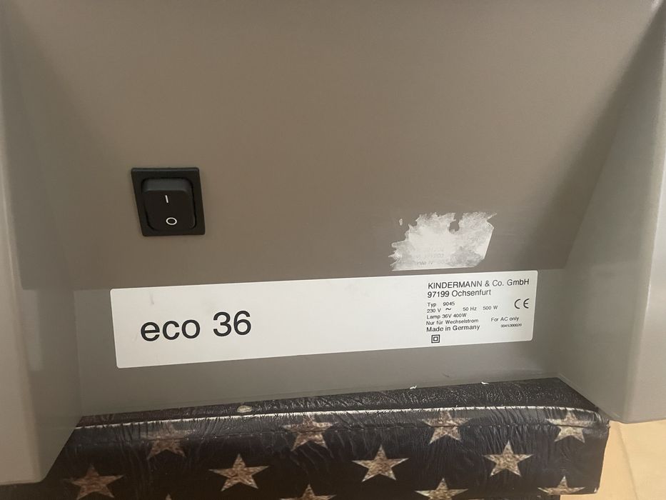 Retroprojetor Kindermann Eco 36 – A funcionar