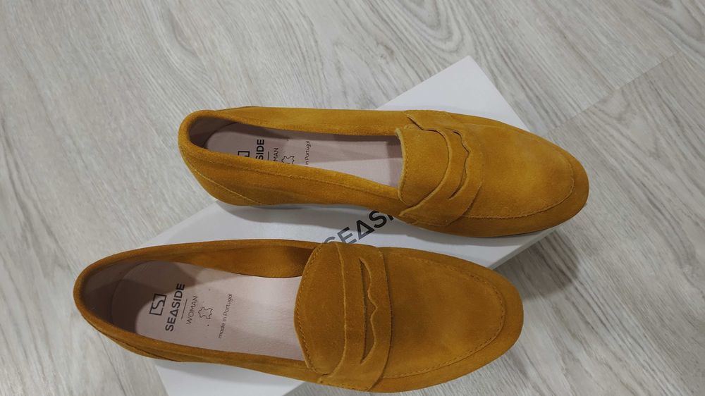 Sapatos Seaside, nunca foram usados.